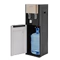 Bottom Loading Water Dispenser for 5 Gallon Bottle, Water Cooler Dispenser with Hot & Cold Water, Electric Shock Resistance, Safety Design, Stainless Steel Water Jug Dispenser Premium(Gold)
