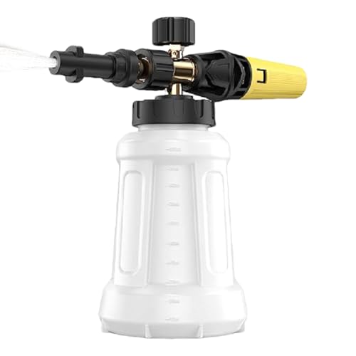 Pistola de lavado de automóviles – Herramienta de limpieza de alta presión 1L – Pulverizador de espuma para nieve, para flores, baños de animales, motocicletas, techos y callejones