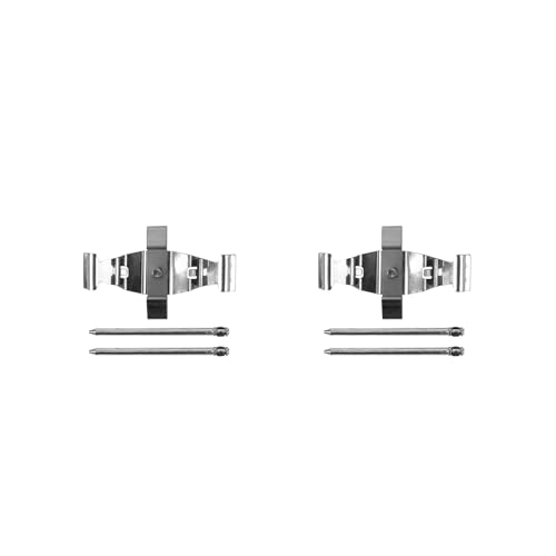 Image of Detroit Axle - Front Brake Pads for Chrysler 300 Dodge Challenger Charger Magnum Jeep Grand Cherokee, Ceramic Brake Pads w /Hardware Replacement