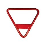 Amber Fight Gear Durable Steel Throwing Weight Replacement Handle – Rust-Resistant Red Powder Coated Handle for Practice & Competition