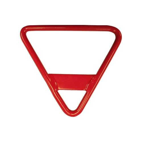 Amber Fight Gear Durable Steel Throwing Weight Replacement Handle – Rust-Resistant Red Powder Coated Handle for Practice & Competition