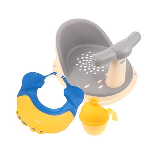 Siège de bain pour garçon fille réglable pour soulager le dos des parents