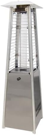 Pyramid Tabletop Outdoor Heater - Stainless Steel