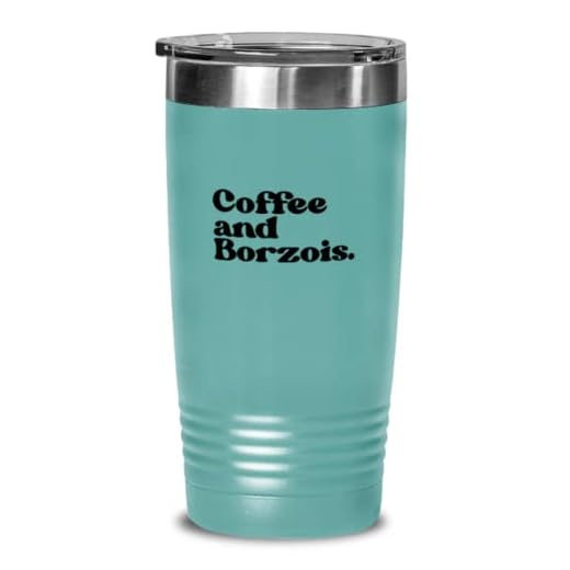 Borzoi Lover 70s Retro Dog Owner Mom Dad Travel Mug, Gifts, Tumbler, Home Office Decor, Coffee Cup, Unique Gag Idea, Him Her