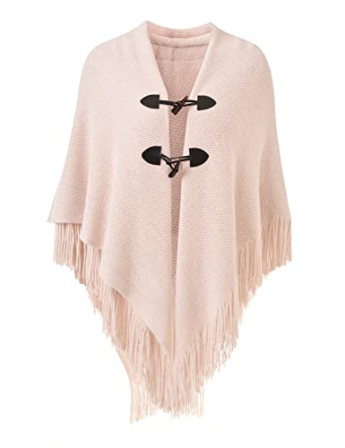 Chal holgado de mujer con diseño de frente abierto para otoño