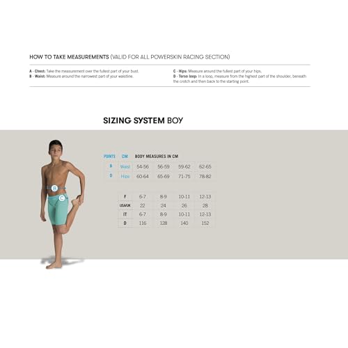 ARENA Powerskin ST Next Badehose für Jungen, FINA-zugelassene Badehose, Schwimmhose für Kinder aus Recyceltem Material, Gefütterte Badehose für Jungen