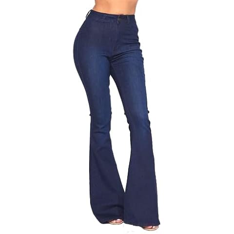 SOHO GLAM High Waisted Stretchy Bell Bottom Denim Jeans - XX-Large Cover