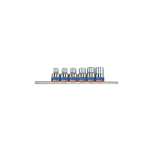 1/2 DR 6PC STAR SKT RAIL SET