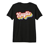 Kaylie Pride Month LGBTQ Rainbow Flag Name Personalised Premium Tri-Blend T-Shirt