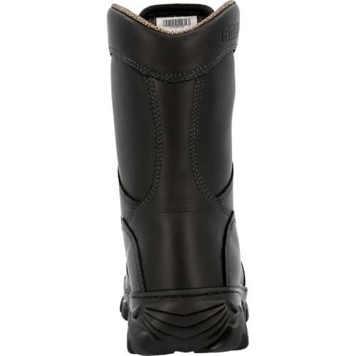 ROCKY Code Red Rescue NFPA Rated Composite Toe Fire Boot, Black, Size 9.5(M)4