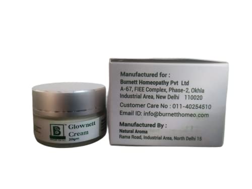 Dr. B HOMEOPATHY Glownett Cream For All Skin Type, Helps Instant Fairness With Saffron Oil