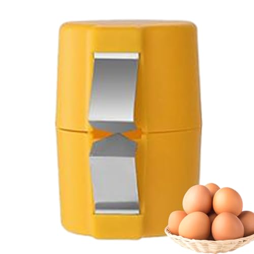 Egg Cracker - Egg Cracker and Separator | Non-Slip Egg Shell Opener | Portable Egg Breaker for Raw Eggs | Egg Cutter with Oval Groove | Quick Kitchen Utensils for Cooking Camping
