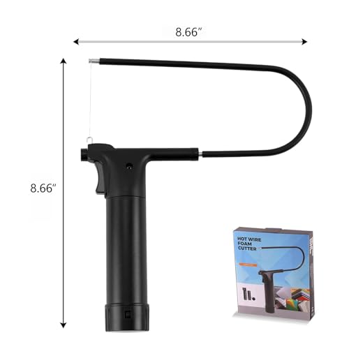 Noah Hot Wire Foam Cutter,Foam Cutter Electric Foam Cutting Tool,Heated Foam Carving Knife for Deatils Handling,Black - Image 4