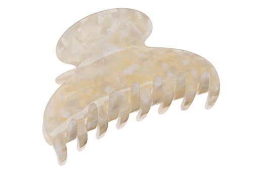 France Luxe Couture Claw Hair Clip - Pavlova White