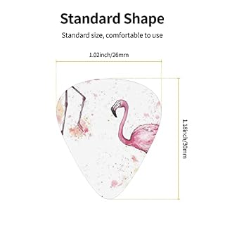Lot de 12 médiators en forme de flamants roses pour guitare électrique, ukulélé - Les Beatles, Paul McCartney, John Lennon, RIngo Starr, George Harrison Lot de 12 médiators en forme de flamants roses pour guitare électrique, ukulélé – Image 4