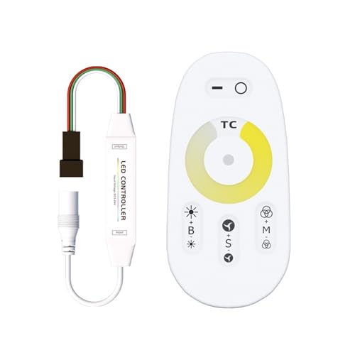Contrôleur de température de couleur LED MINI pour ruban néon flexible et télécommande tactile