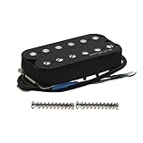 OriPure Alnico 2 Guitar Humbucker Pickups Black Bridge Pickup Double Coil Humbucker for Electric Guitar Part