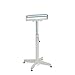 HTC HSS-18 Super Duty Adjustable 28-Inch to 45 1/2-Inch Tall Pedestal Roller Stand with 16-Inch Ball Bearing Roller, 500 Lbs. Material support , White