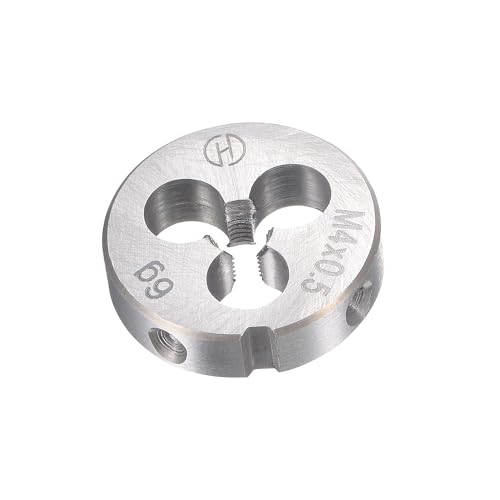 MACHSWON M4 x 0.5mm Metric Tap and Die Set - Machine Thread Screw Tap with Round Threading Die Kit for Thread Repair - Image 2