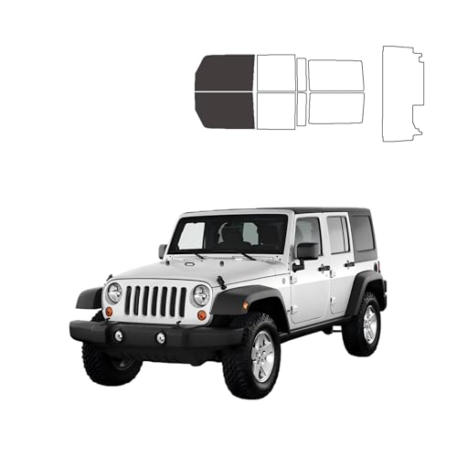 Car Window Tint Film for 2011-2017 Jeep Wrangler 2/4 Door | 25%…
