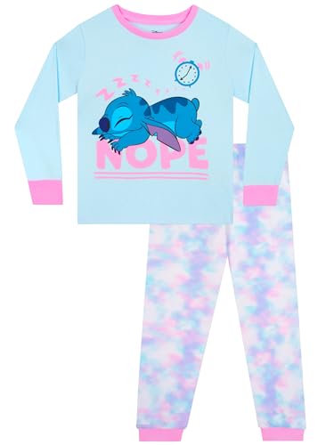 Disney Pijamas Stitch | Pijama Niña Tie Dye | Pijama Lilo Y Stitch Chicas | Azul 12 13 años