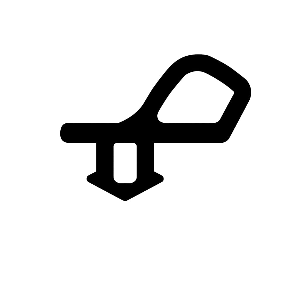 uPVC Window & Door Gasket Seal Double Glazing Bubble Rubber Repair Draught Seal B047 Black (Per Metre)