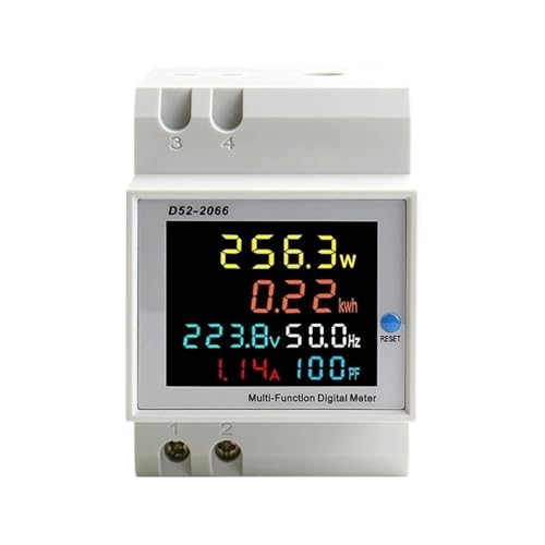 Compteur électrique LCD couleur pour stopper le gaspillage d'énergie