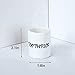 LEETOYI Ceramic Toothpick Holder Dispenser, Set of 2, White