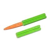 Fhavent 3D Printing Fidget Knife, 3D Printed Butterfly Knife Toys Adult Stress Relief Toys for Anxiety, Stress Relief, Perfect for ADHD, ADD and Autism, Suitable for Adults and Teenagers.(4PCS)