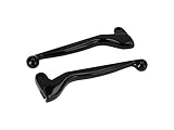  MZA Set: Handhebel - Aluminium massiv, Brems- und Kupplungshebel - Schwarz - Simson S50, S51, S53, SR50, KR51/2 Schwalbe