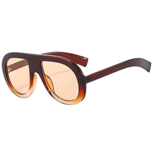 willochra Popular Fashion Pilot Sunglasses Women Shades Retro Rivets Decoration Gradient Trending Men Round Sun Glasses F252