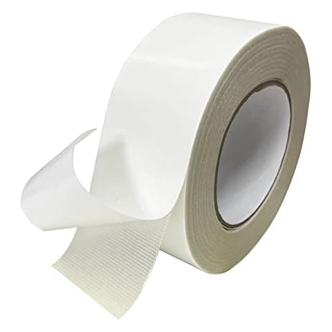 WELSTIK Double Sided Carpet Tape, Double Sided Cloth Tape for Area Rugs and Carpets, 50mm x 20m, Ideal for Area Rugs, Carpet Over Rugs or Delicate Hardwood Floors Cover