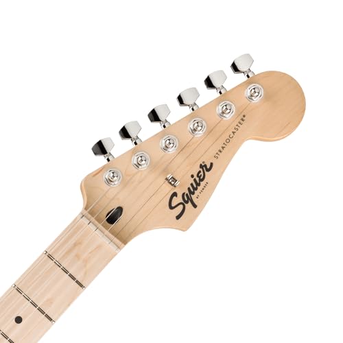 Image of Fender Squier Sonic Stratocaster HT H - Sonic Blue Bundle with Tuner, Strap, Picks, and Austin Bazaar Instructional DVD