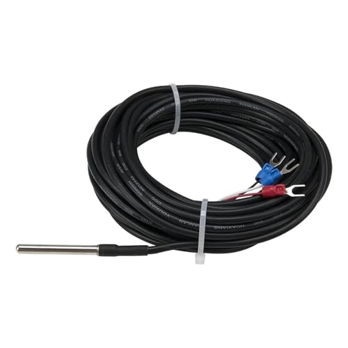 Sensor PT100 con cable de 10m ideal para medición de temperatura a larga distancia 2