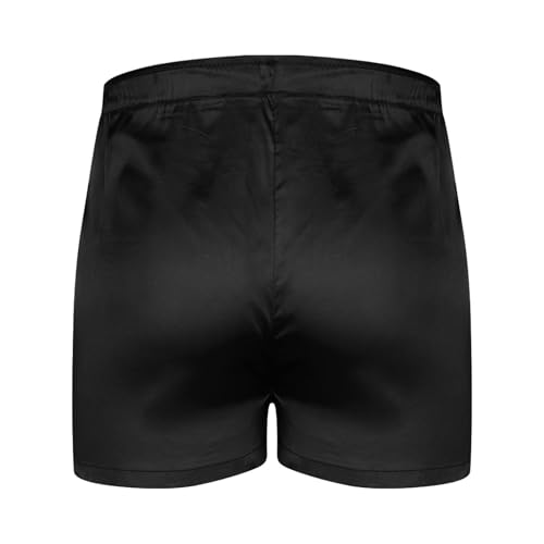 Men's Satin Boxer Shorts Underwear Lounge Sleep Pajama Bottom Silk Sleepwear Silk Boxers Comfortable Underwear2
