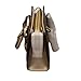 Michael Kors Sheila Small Faux Saffiano Leather Satchel (Pale Gold)
