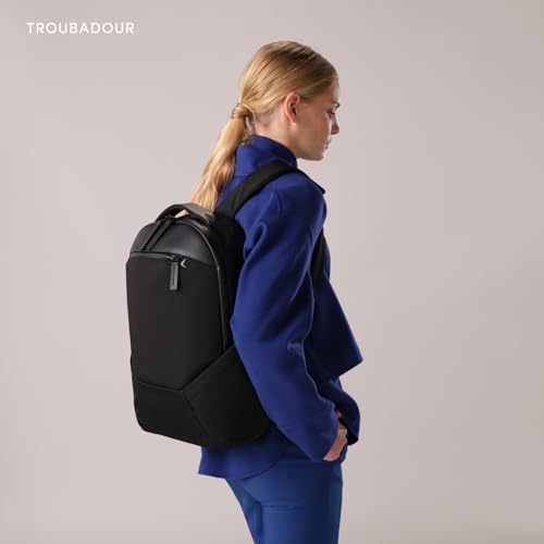 Troubadour Apex 4.0 Compact - 16L Premium Laptop Backpack - Ergonomic & Water Resistant - Designed for Work and Travel - Black by Troubadour - Image 8