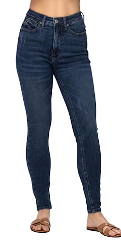 Judy Blue Dark High Waist Control Top Skinny