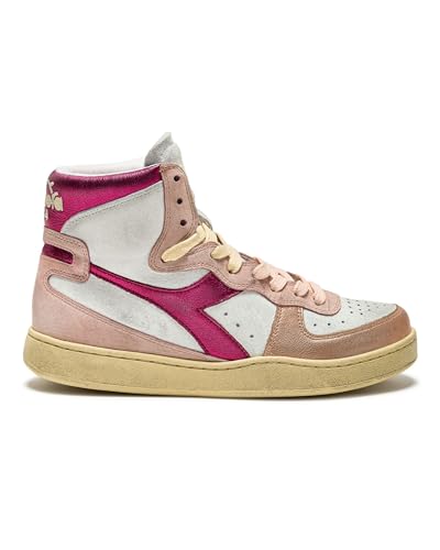 Baskets Femme Cuir Rose Diadora Heritage pour illuminer vos tenues urbaines au quotidien
