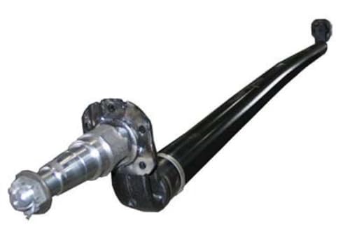 YllJYK 7000-94-3-D-KIT 5200 6000 7000 lb EZ Lube Trailer Axle, 4 inch Drop, 94 inch Hub Face, Brake Flanges Installed, Used On Car Haulers and Utility Trailers ﻿