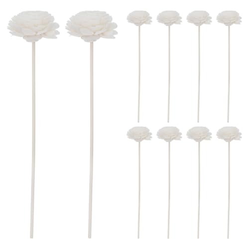FOMIYES Artificial Decor Reed Diffuser Sticks 10 Pack Diffuser Rods Decor for Home Fragrance