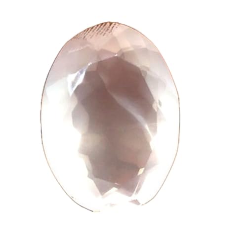 Quartz rose naturel ovale taillé sans défaut pour réussir vos sertissages de bagues