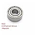 100pcs R3ZZ R3 ZZ 2Z Deep Groove Ball Bearings 0.1875x0.5x0.196 Inch 4.762x12.7x4.978 Mm Precision Bearing for Industrial