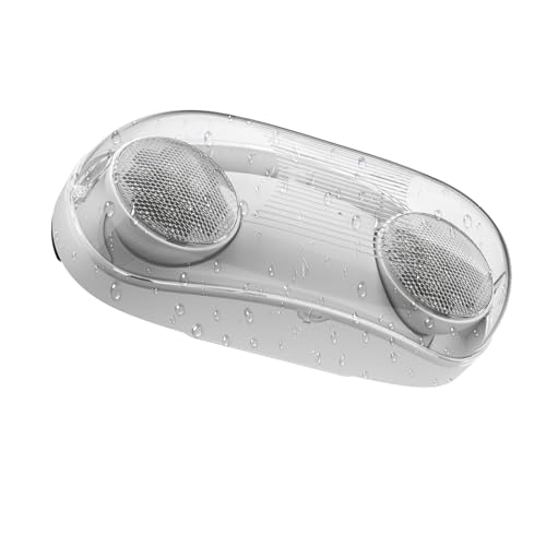 Spectsun 1 Pack Outdoor Emergency Light with Battery Backup, Exterior Emergency Exit Lights...