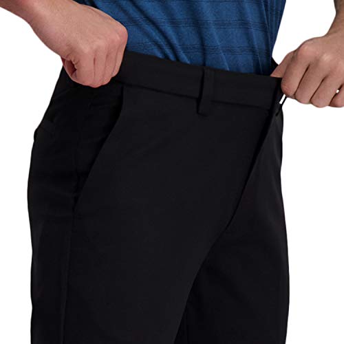 Haggar Men's Cool Right Performance Flex Solid Slim Fit Flat Front Pant4