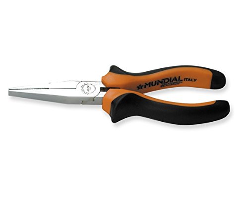 Alicates semi-redondeados con mango ergonómico de dos materiales para agarre firme y seguro