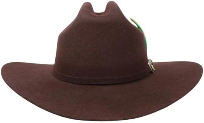 Men's Tombstone 20X Texana Estilo Sinaloa Western Cowboy Felt Hat - Chocolate Brown - Image 5