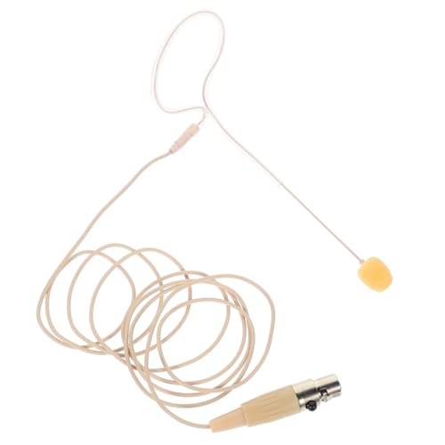 NULYLU Professional Condenser Over Ear Microphone Earset Headworn XLR Connector Ideal for Teachers Speakers