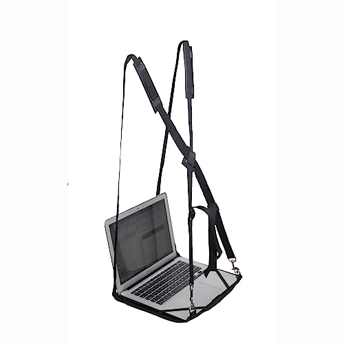 STRONG HOLD Laptop Harness,Standing Desk,Walking Desk,Tablet Harness,Book Harness,Portable Laptop Stand,Travel Laptop Stand(SH-LSHN01)