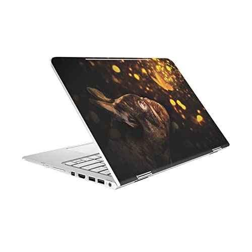 Autocollant vinyle compatible HP Spectre Pro X360 G2 peau protection motif chien